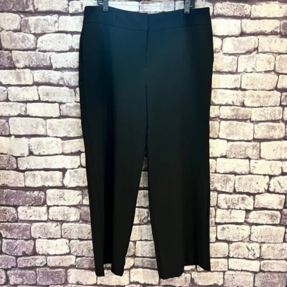 Chico's Black Dress Pants Size XL/16 Short - Picture 1 of 10